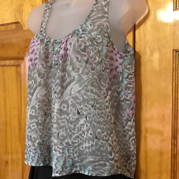 Charlotte Russe See Thru Transparent Dressy Tank Top Cami Blouse 
Small 4 - 6 - Picture 9 of 13